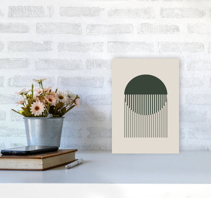Minimal Abstract Circles IIII Art Print by Jason Stanley A4 Black Frame