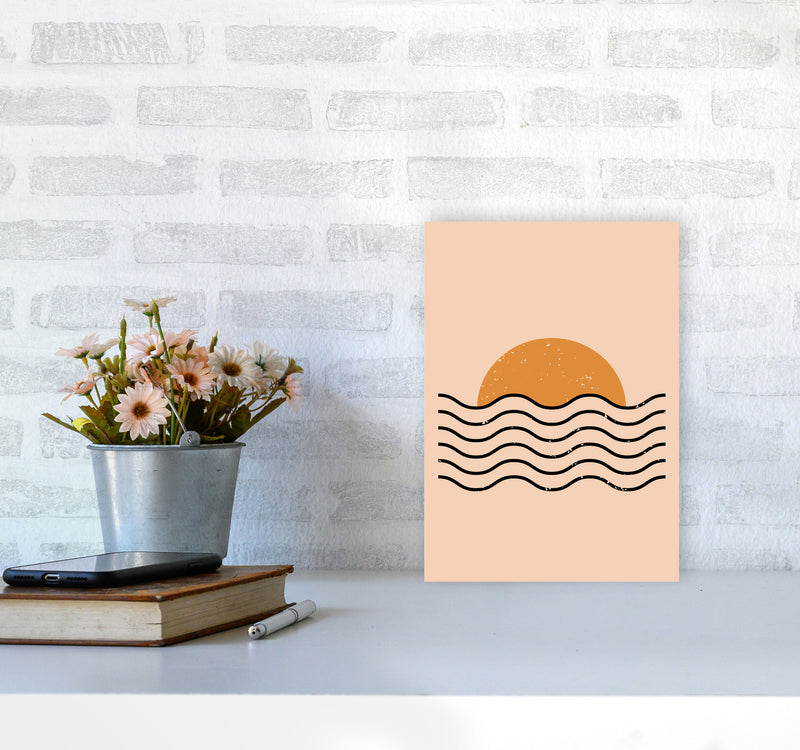 Boho Sunset Art Print by Jason Stanley A4 Black Frame