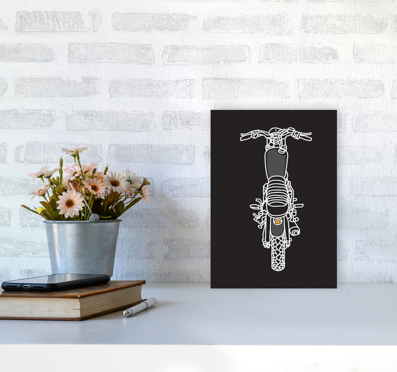 Let's Ride! Art Print by Jason Stanley A4 Black Frame