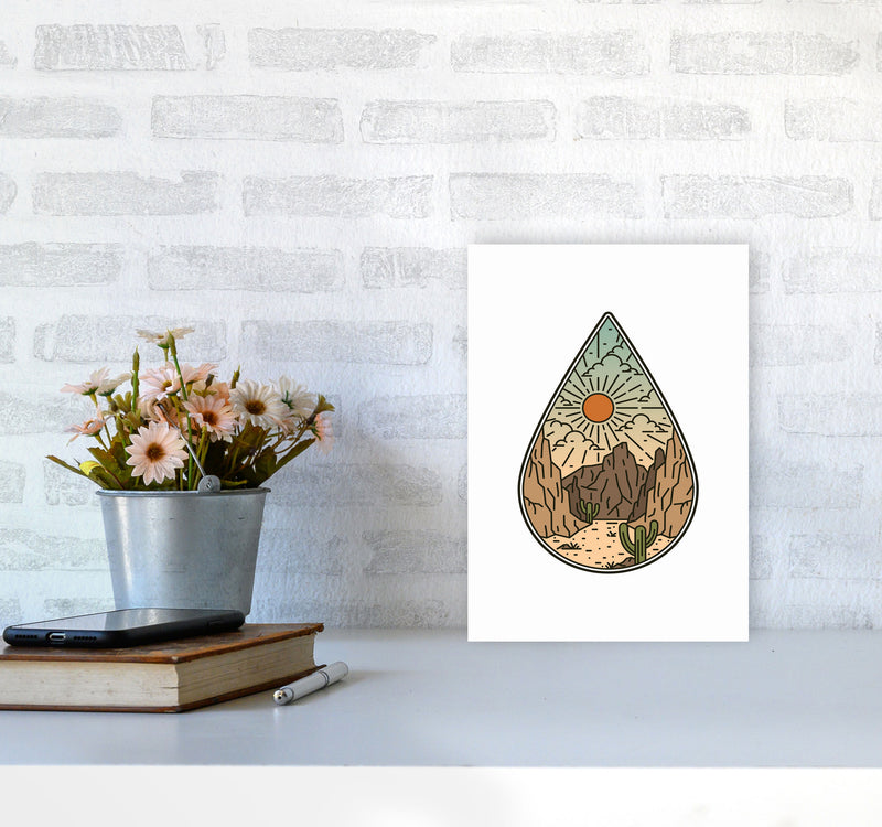 Desert Vibes II Art Print by Jason Stanley A4 Black Frame