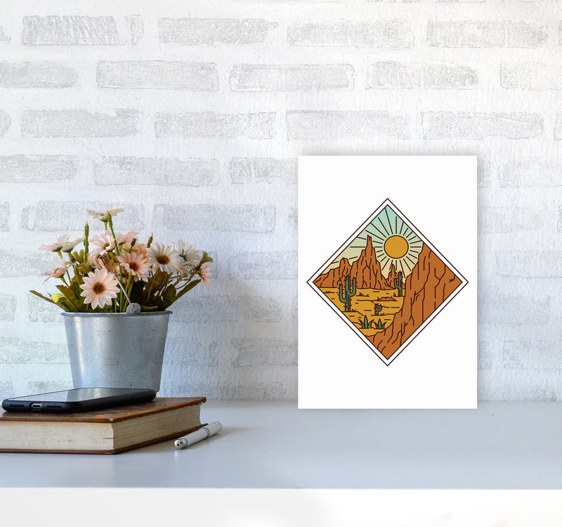 Desert Vibes Art Print by Jason Stanley A4 Black Frame