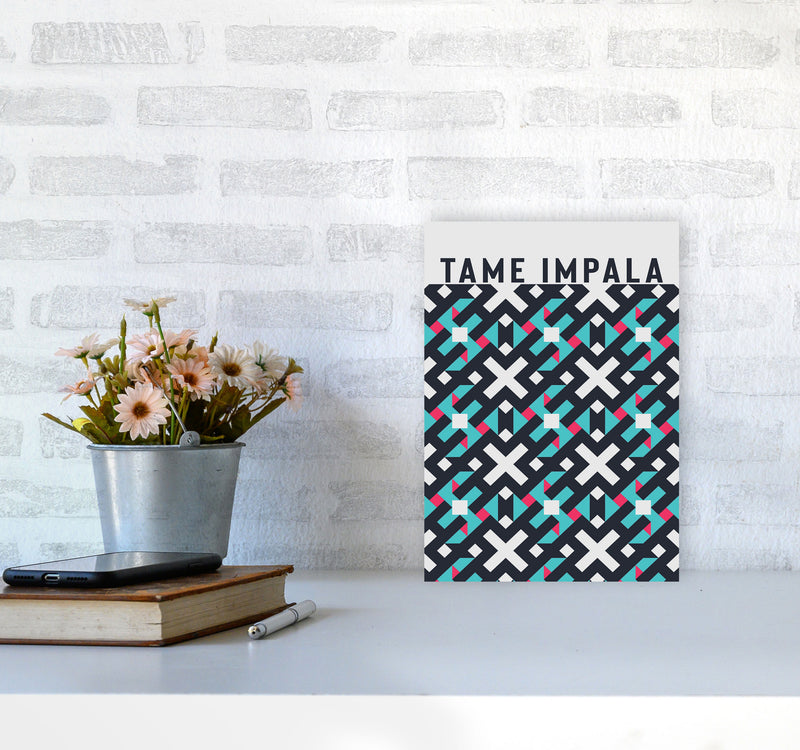 Tame Impala Art Print by Jason Stanley A4 Black Frame