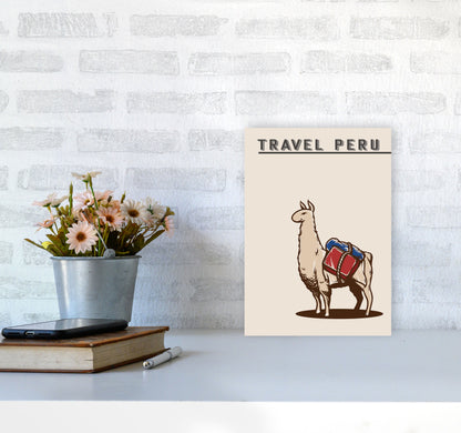 Travel Peru Art Print by Jason Stanley A4 Black Frame