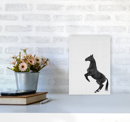 The Dark Horse Rides At Night #2 Art Print by Jason Stanley A4 Black Frame