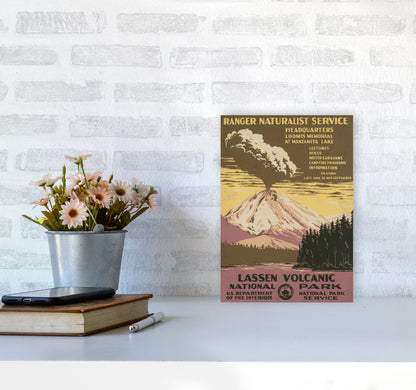 Lassen Volcanic National Park Art Print by Jason Stanley A4 Black Frame