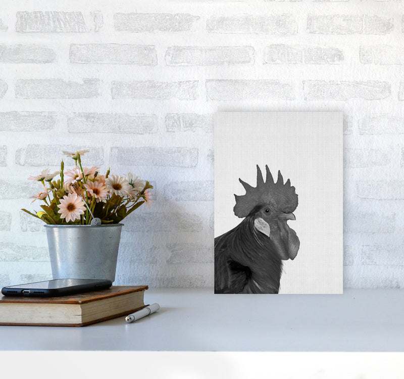 Cock A Doodle Doo Art Print by Jason Stanley A4 Black Frame