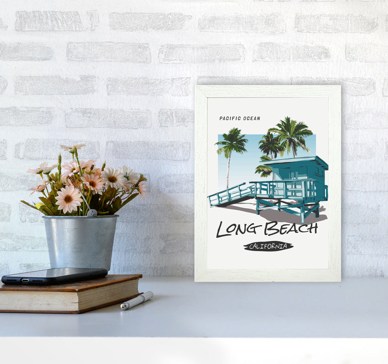 Going, Going, Back, Back, To, Cali, Cali Art Print by Jason Stanley A4 Oak Frame