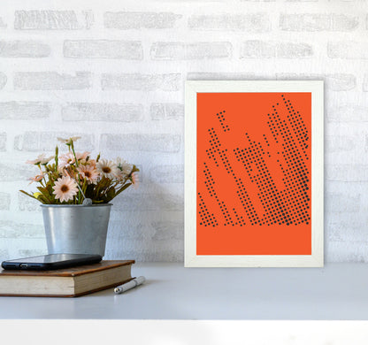 Minimal Geometric Series - 41 Art Print by Jason Stanley A4 Oak Frame