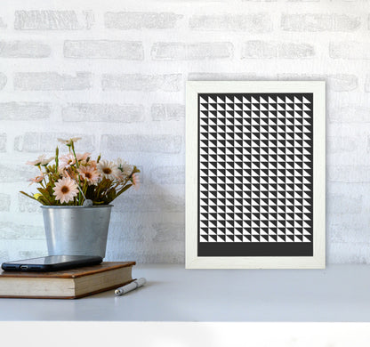 Minimal Geometric Series - 20 Art Print by Jason Stanley A4 Oak Frame