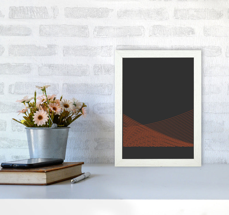 Minimal Geometric Series - 11 Art Print by Jason Stanley A4 Oak Frame