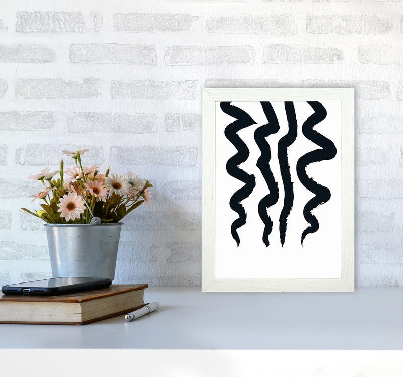 Minimal Geometric Series - 45 Art Print by Jason Stanley A4 Oak Frame