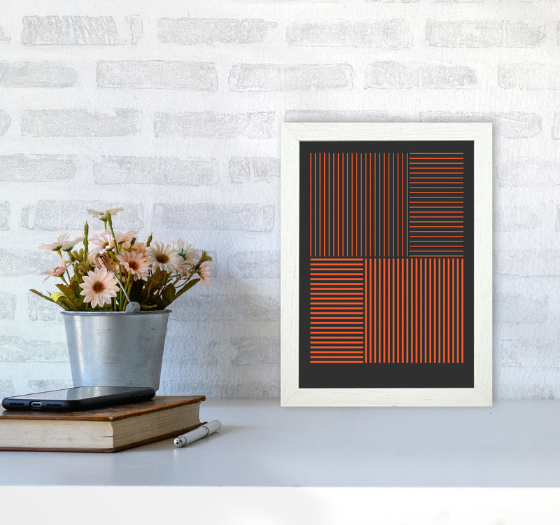 Minimal Geometric Series - 24 Art Print by Jason Stanley A4 Oak Frame
