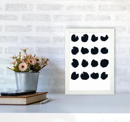 Minimal Geometric Series - 44 Art Print by Jason Stanley A4 Oak Frame