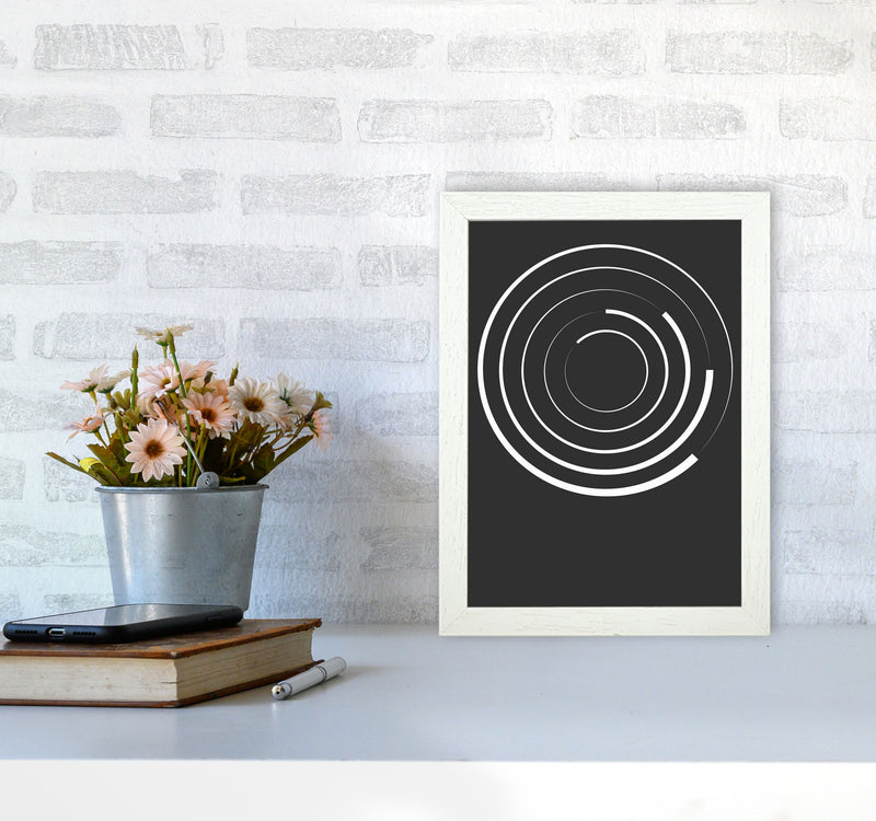 Minimal Geometric Series - 28 Art Print by Jason Stanley A4 Oak Frame