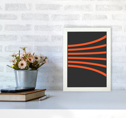 Minimal Geometric Series - 16 Art Print by Jason Stanley A4 Oak Frame