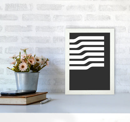 Minimal Geometric Series - 17 Art Print by Jason Stanley A4 Oak Frame