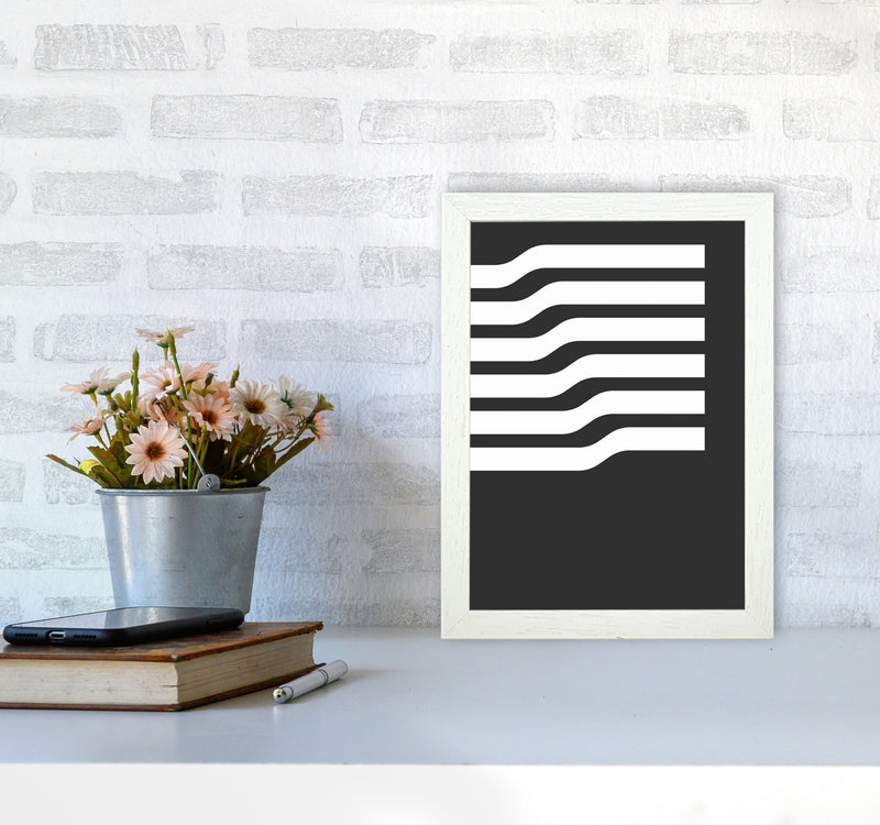 Minimal Geometric Series - 17 Art Print by Jason Stanley A4 Oak Frame