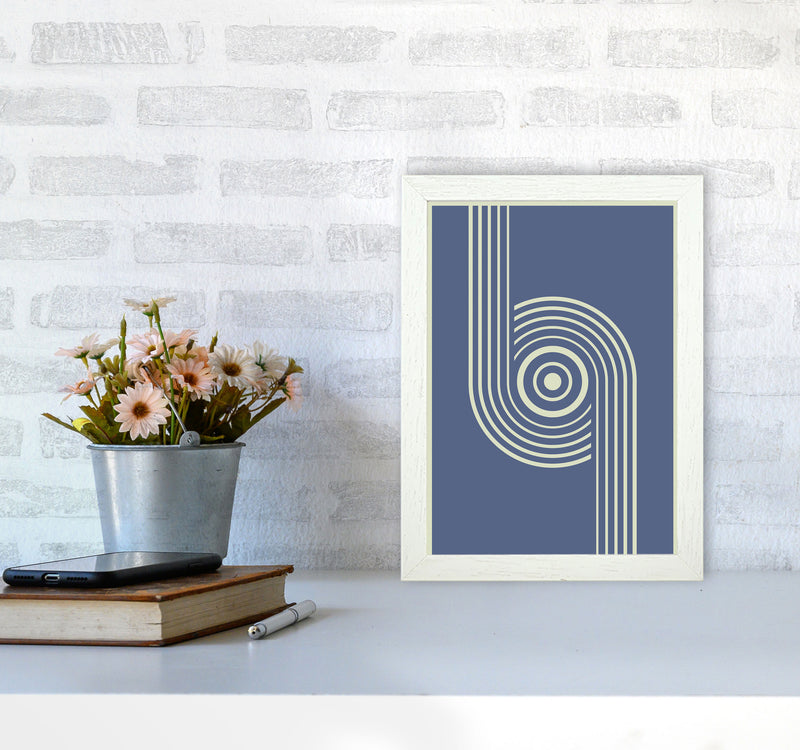 Minimal Geometric Series - 10 Art Print by Jason Stanley A4 Oak Frame