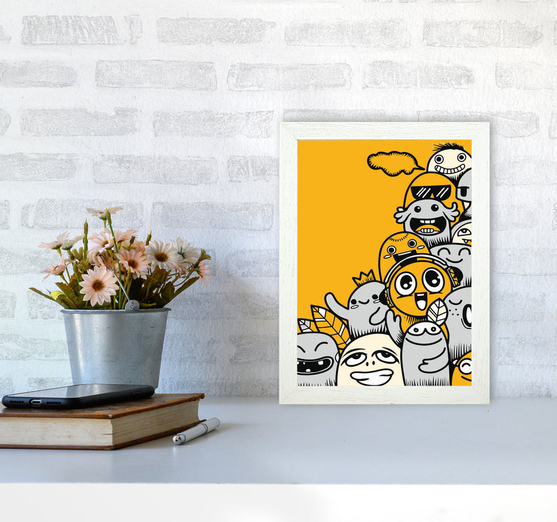 Happiness Comes In Many Forms Art Print by Jason Stanley A4 Oak Frame