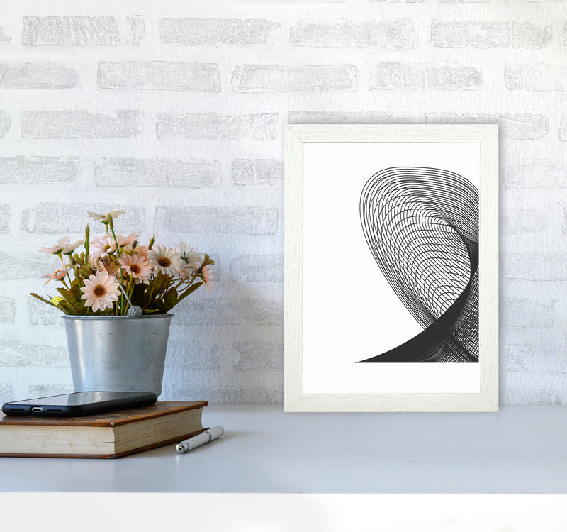 Minimal Geometric Series - 14 Art Print by Jason Stanley A4 Oak Frame