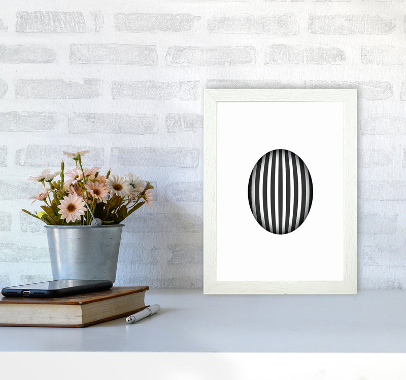 Minimal Geometric Series - 47 Art Print by Jason Stanley A4 Oak Frame