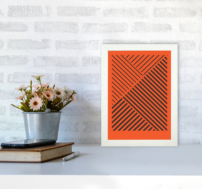 Minimal Geometric Series - 23 Art Print by Jason Stanley A4 Oak Frame