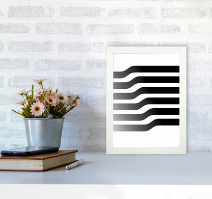 Minimal Geometric Series - 3 Art Print by Jason Stanley A4 Oak Frame