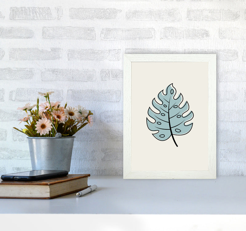 Abstract Tropical Leaves III Art Print by Jason Stanley A4 Oak Frame
