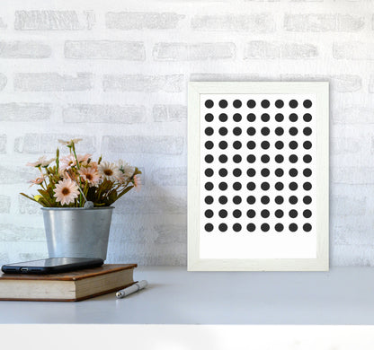 Minimal Geometric Series - 9 Art Print by Jason Stanley A4 Oak Frame