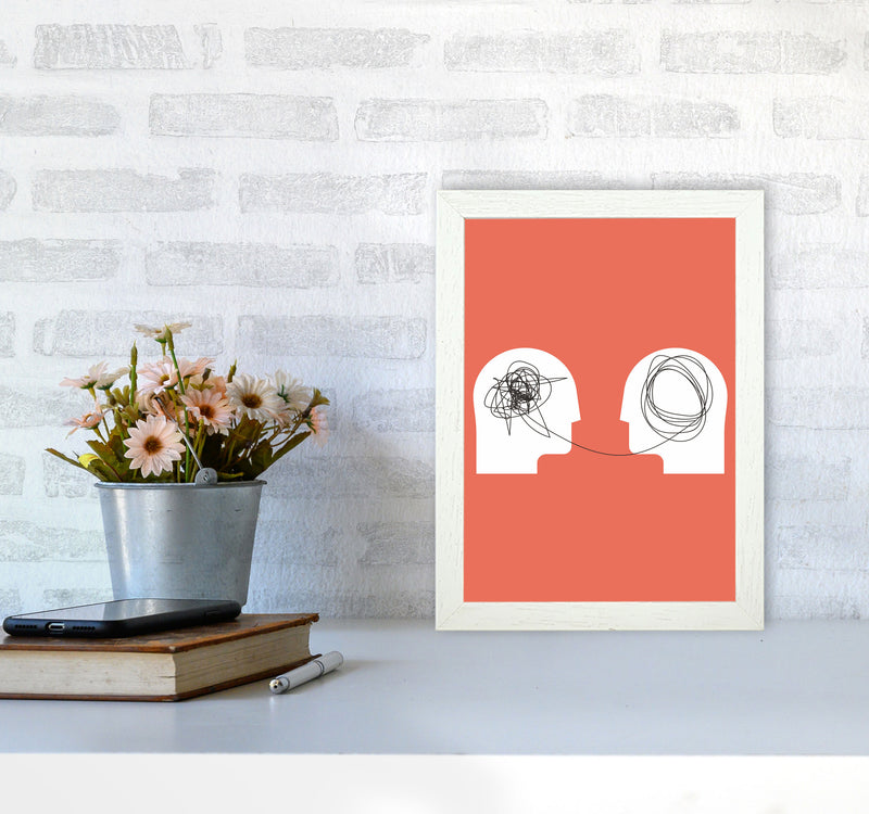 Disorganized To Organized Art Print by Jason Stanley A4 Oak Frame