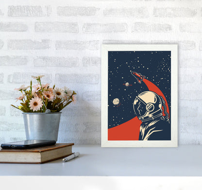 Outer Space Series - #13 Art Print by Jason Stanley A4 Oak Frame