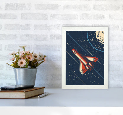 Outer Space Series - #16 Art Print by Jason Stanley A4 Oak Frame