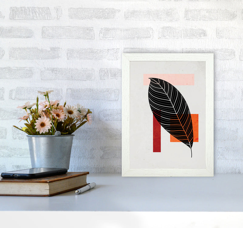 Abstract Leaf Vibe IIII Art Print by Jason Stanley A4 Oak Frame