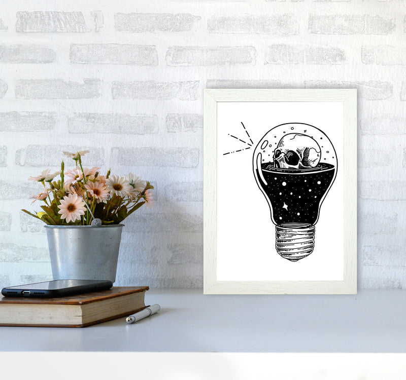 I Think He Had An Idea Art Print by Jason Stanley A4 Oak Frame