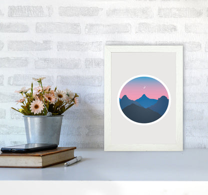 Moody Moonrise Kingdom Art Print by Jason Stanley A4 Oak Frame