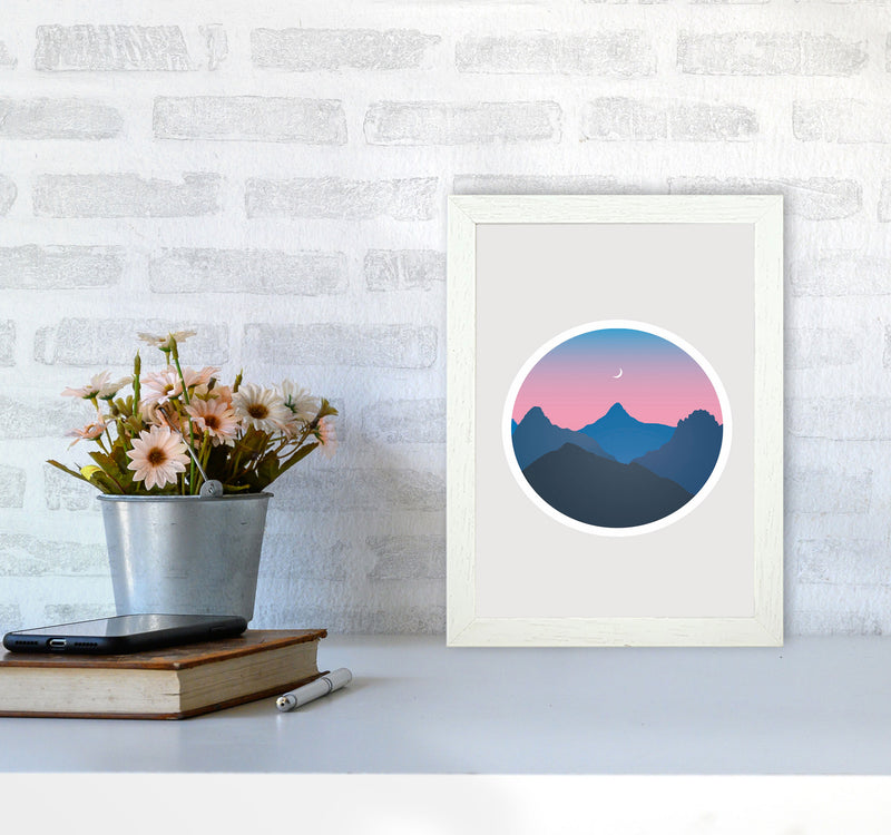 Moody Moonrise Kingdom Art Print by Jason Stanley A4 Oak Frame