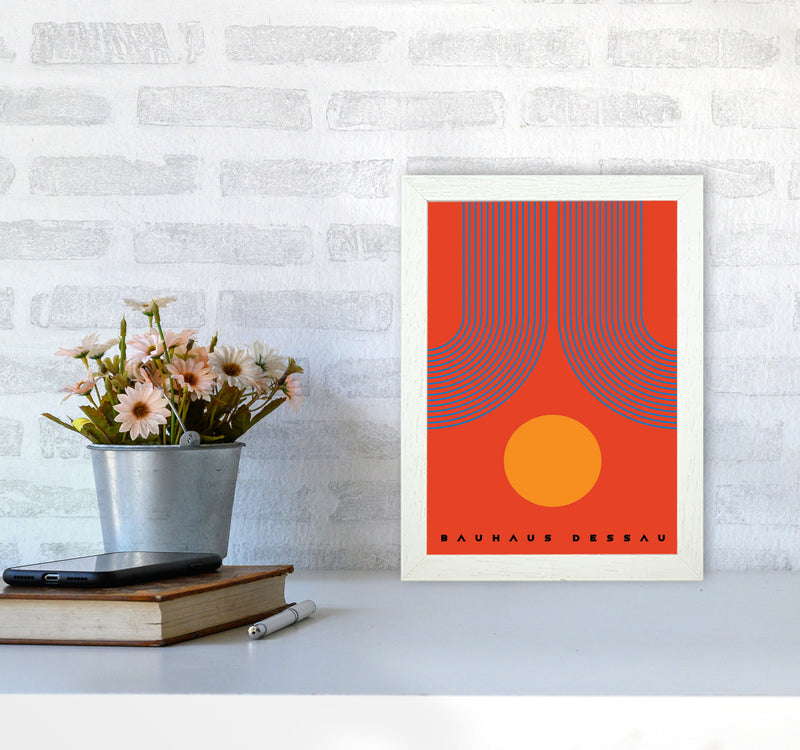Bauhaus Design IIIII Art Print by Jason Stanley A4 Oak Frame