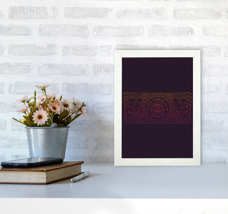 The Power Of Freedom Art Print by Jason Stanley A4 Oak Frame
