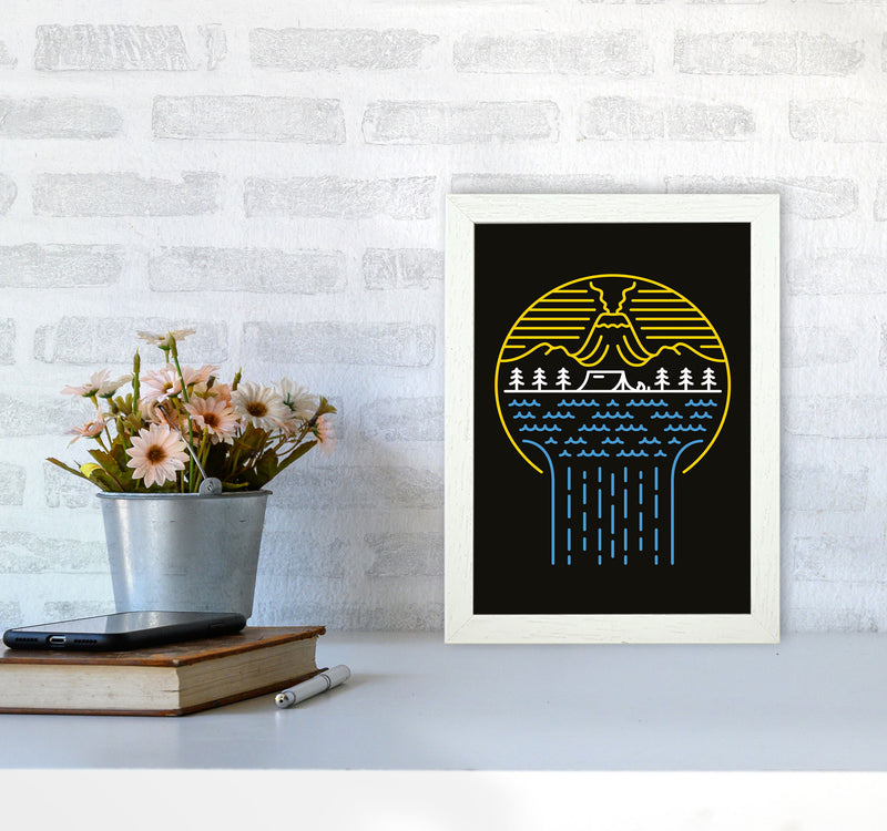 Minimal Nature Vibes Art Print by Jason Stanley A4 Oak Frame