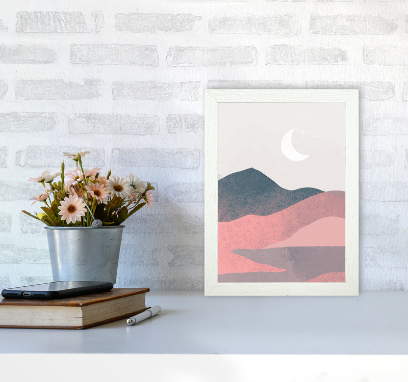 Minimal Landscape 2 Art Print by Jason Stanley A4 Oak Frame