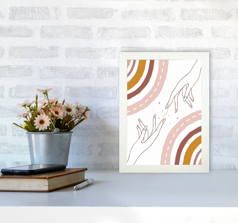 We Are All Connected Art Print by Jason Stanley A4 Oak Frame