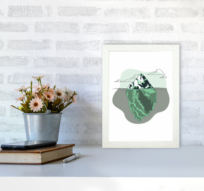 Iceberg Right Ahead Art Print by Jason Stanley A4 Oak Frame