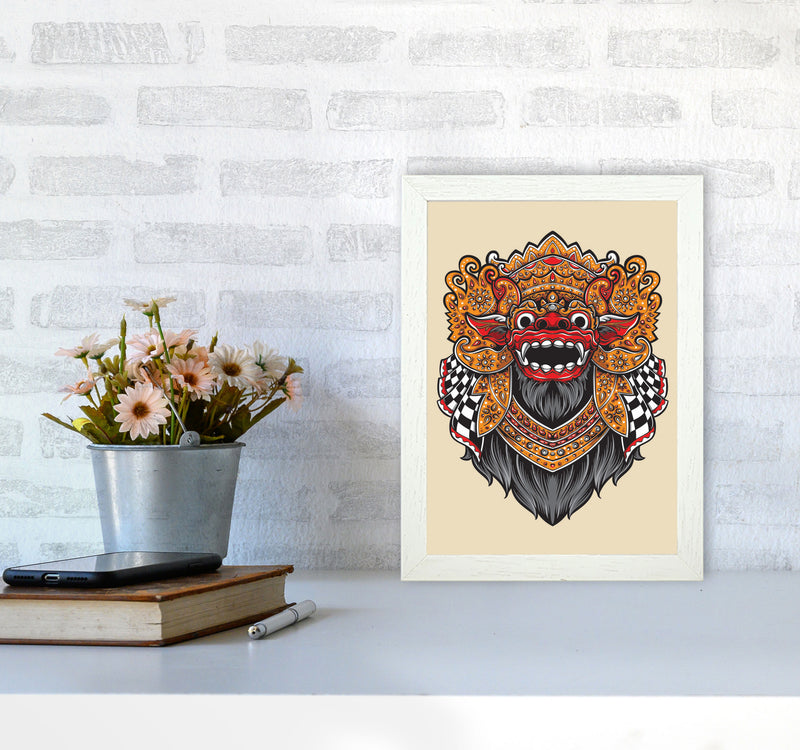 Balinese Mythology Art Print by Jason Stanley A4 Oak Frame