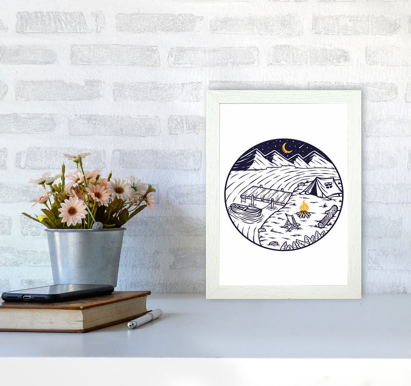 Slice Of Paradise Art Print by Jason Stanley A4 Oak Frame