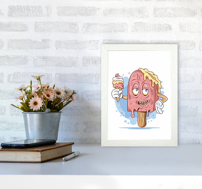 Don'T Let Me Melt Art Print by Jason Stanley A4 Oak Frame