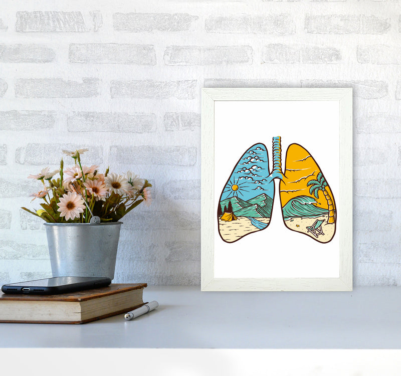 Breathe It All In Art Print by Jason Stanley A4 Oak Frame