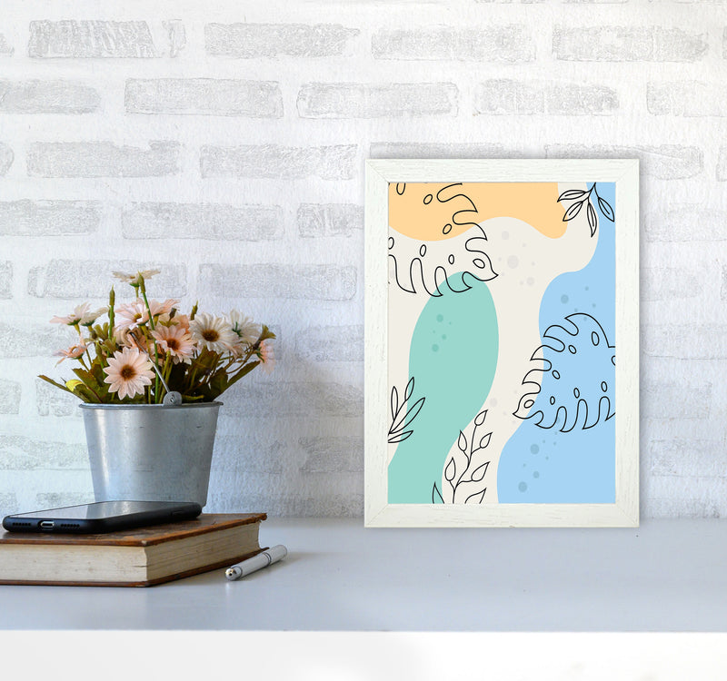 Abstract Leaves I Art Print by Jason Stanley A4 Oak Frame