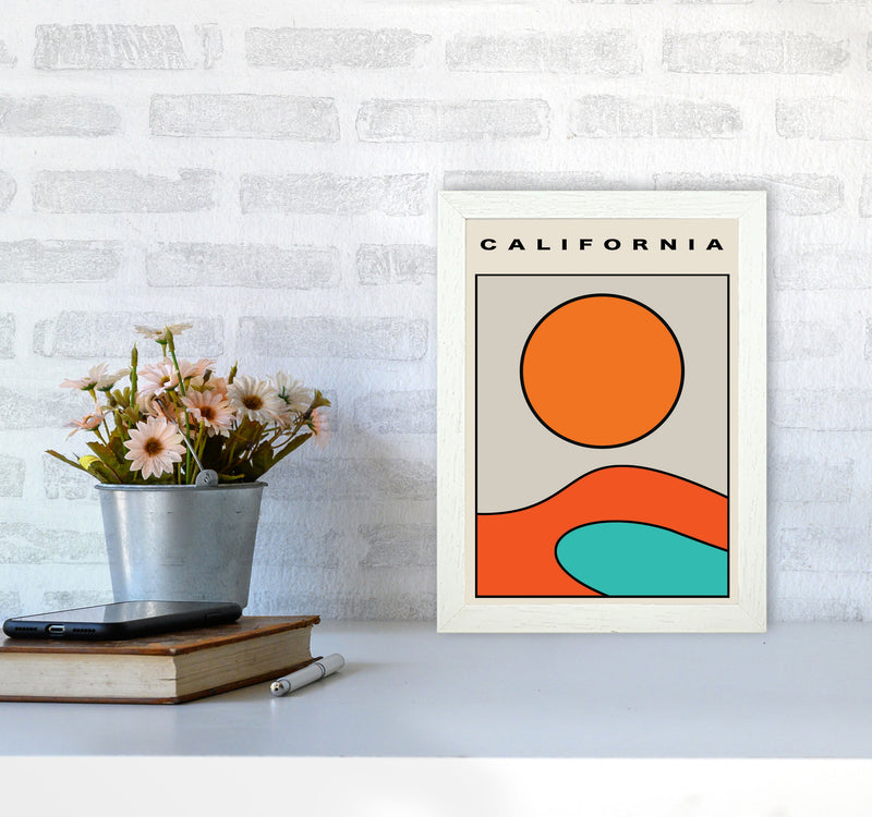 California Vibes! Art Print by Jason Stanley A4 Oak Frame