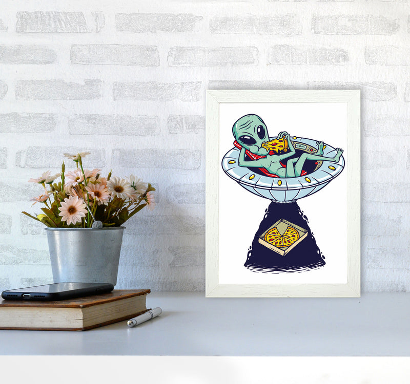 Delivery Please Art Print by Jason Stanley A4 Oak Frame