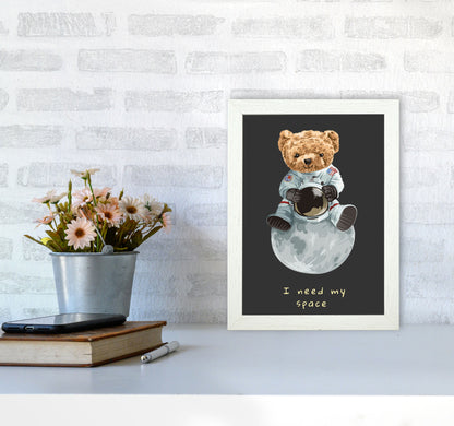 I Need My Space Art Print by Jason Stanley A4 Oak Frame